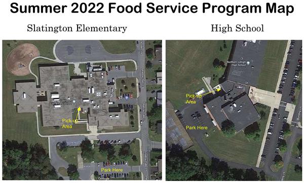 Summer Feeding Program - Aerial Map